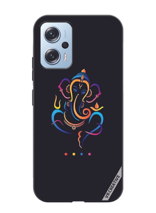 VR CREATIVE Protective Case Cover For Xiaomi Poco X4 GT Ganesh Ji Design Multicolour - Image 1