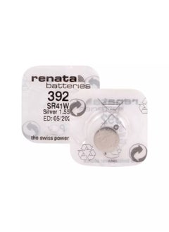 Renata Renata 392 Watch Battery (SR41W), Silver Oxide 1.55V Battery, Pack of 10 Batteries  - Image 3