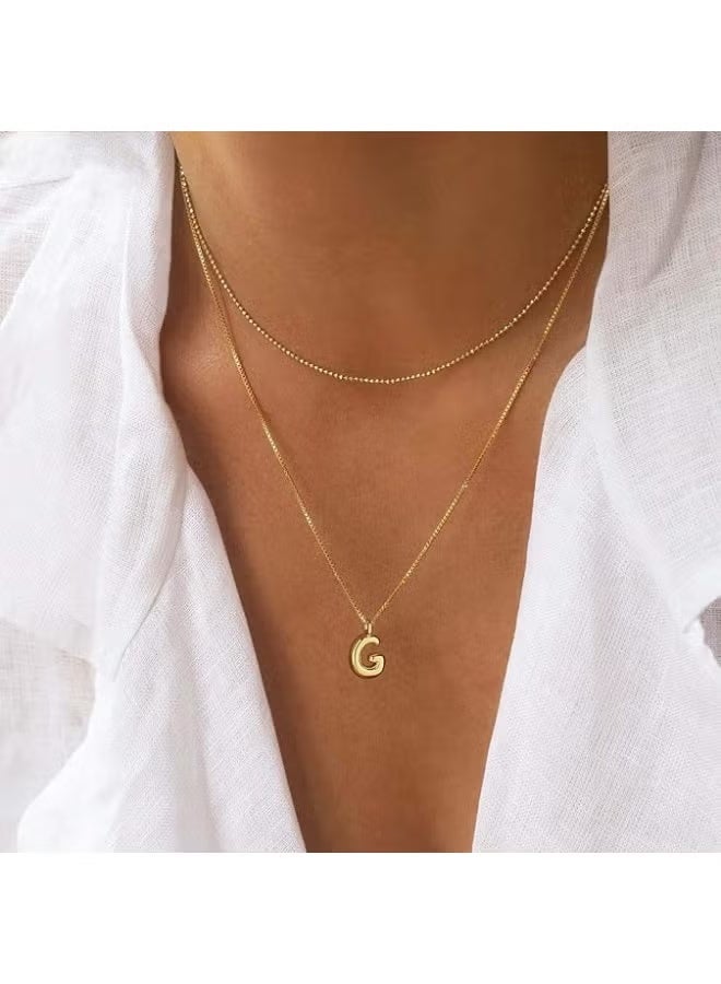Delicate Chain, Letter Charm Jewelry - Image 4