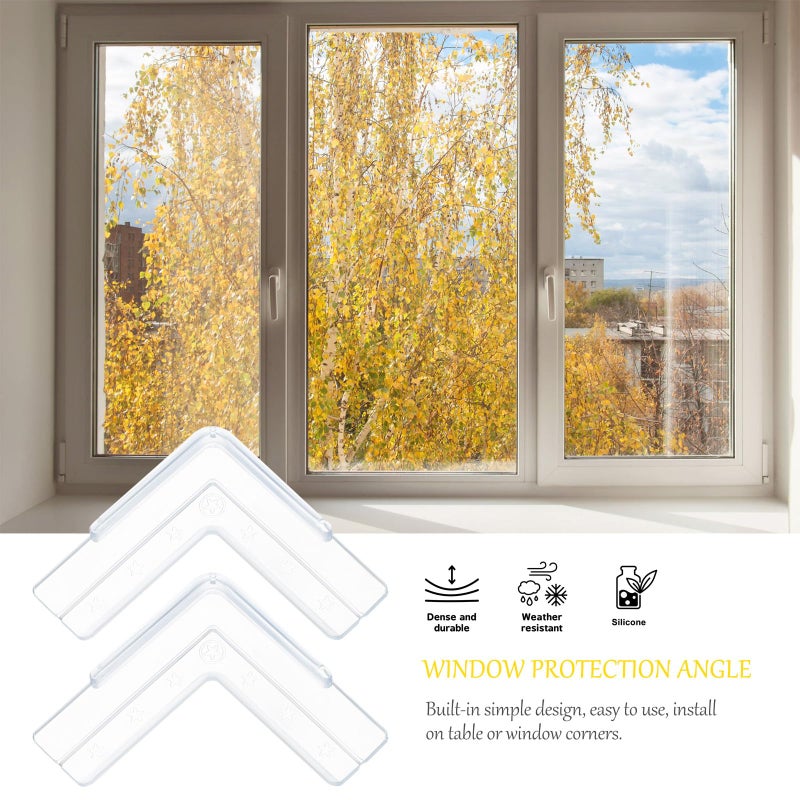12 Pack Clear PVC Corner Protectors Furniture Edge Guards Anti Collision Safety Bumpers - Image 4