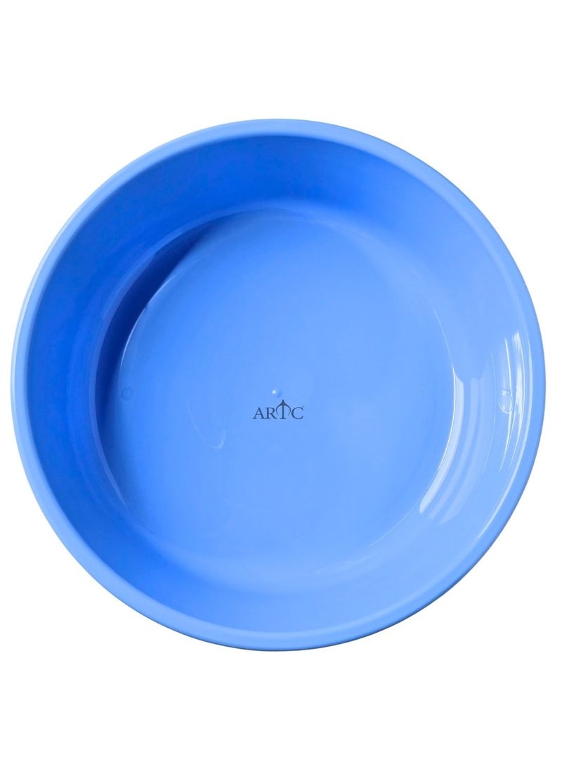 ARTC 15L Heavy-Duty Plastic Bath Tub (Blue) – Premium Multi-Purpose Round Basin for Laundry, Dishwashing, Cleaning, Soaking, Water Storage & Home Organization – Stackable & Durable - Image 4