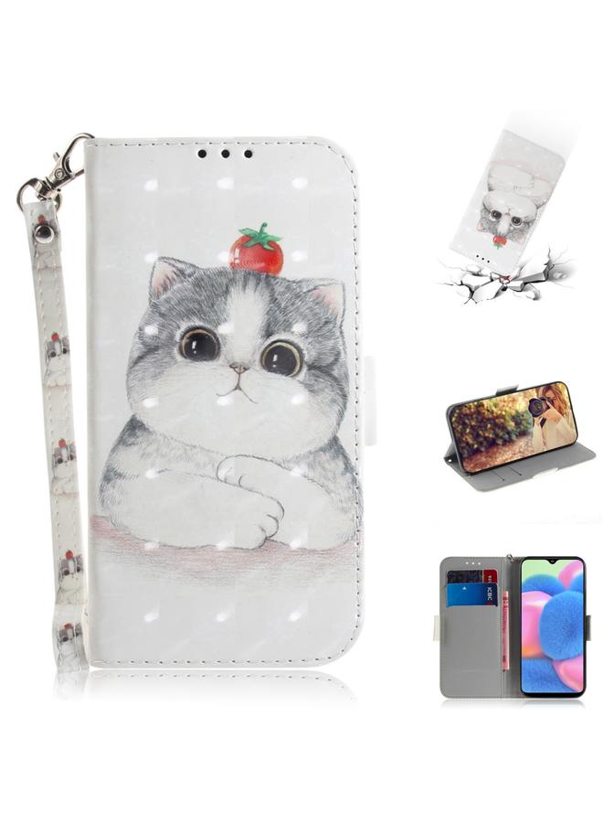 جرين تايجر جراب لهاتف Huawei Mate 30 Pro / 5G، جراب جلدي PU قابل للطي أفقيًا برسومات ملونة ثلاثية الأبعاد مع حامل وفتحات للبطاقات ومحفظة - Image 1