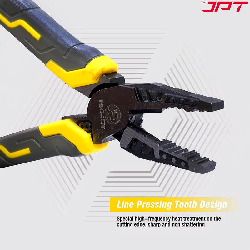 JPT كماشة قطع جانبية ثقيلة الوزن 8 بوصة ذات رافعة عالية للاستخدامات المتعددة - Image 5