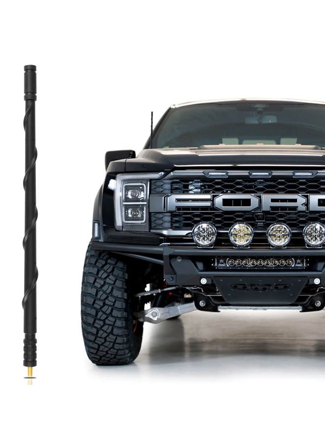 KSaAuto 16 Inch Antenna for Jeep Wrangler Gladiator 2007-2026 Jeep Car Antenna Replacement, Short Antenna Jeep Wrangler JL JK Glaidator Accessories - Image 1