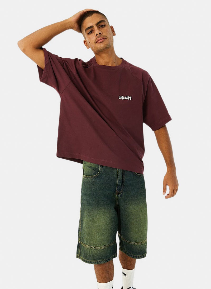 Green Tinted Jorts