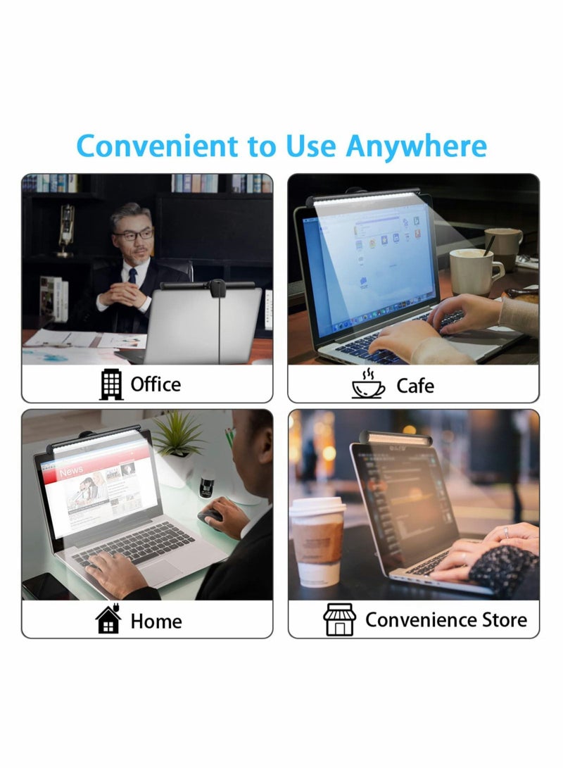 Computer Monitor Light Bar, 40CM LED Eye Protection Desk Lamp, E-reading LED Work Light with Touch Control No Screen Glare and Flicker - Image 5