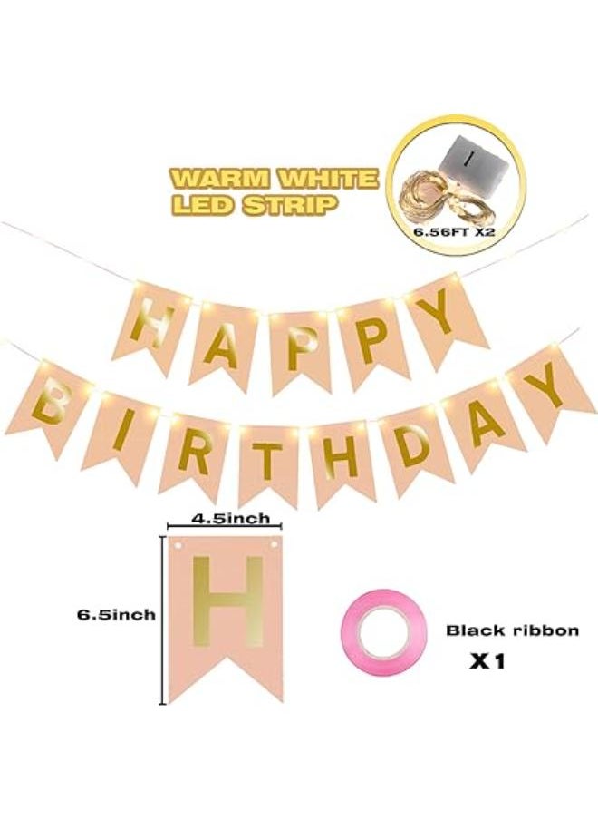 Generic - Happy Birthday Banner Party Baloons Decorations - Image 1