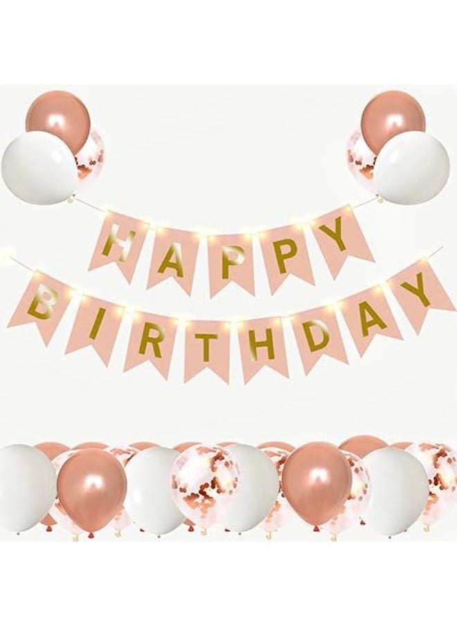 Generic - Happy Birthday Banner Party Baloons Decorations - Image 1