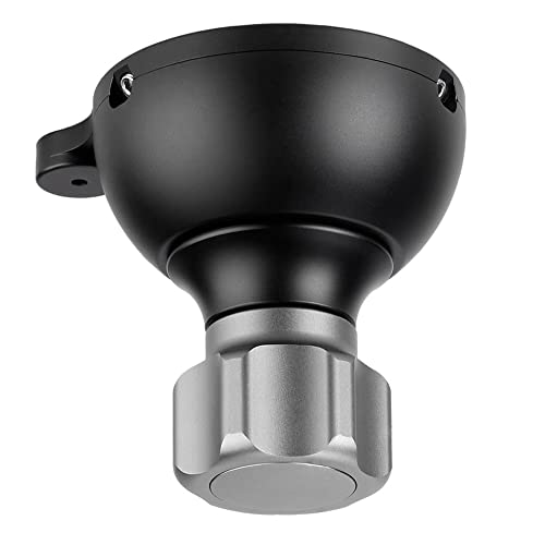 LEOFOTO YB-75SP 75mm Levelling Half Ball Adapter for Bowl Tripod Short Handle Low Profile - Image 3