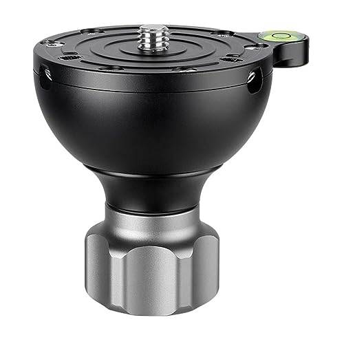 LEOFOTO YB-75SP 75mm Levelling Half Ball Adapter for Bowl Tripod Short Handle Low Profile - Image 4