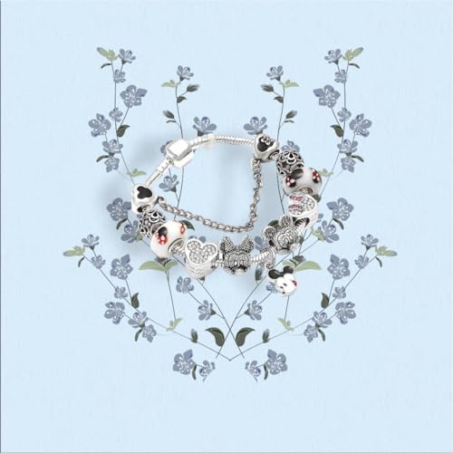 MIADEAL Cartoon Mouse Theme Silver Charms Bracelet - Image 5