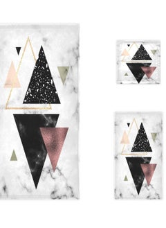 LOULUEN Triangle Printed Refrigerator Sticker 