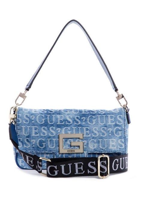 Guess Hobos Bag for Women, blue