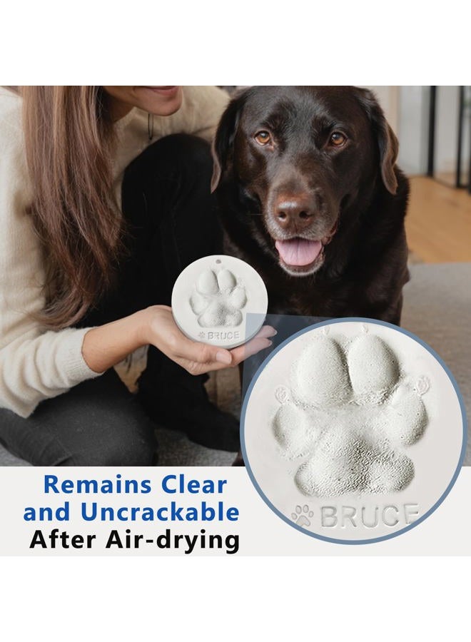MYPAWLETS Dog or cat paw Print kit Keepsake,paw Print Ornament kit 2 Round 1 Heart Mades 3 Keepsake - Image 5
