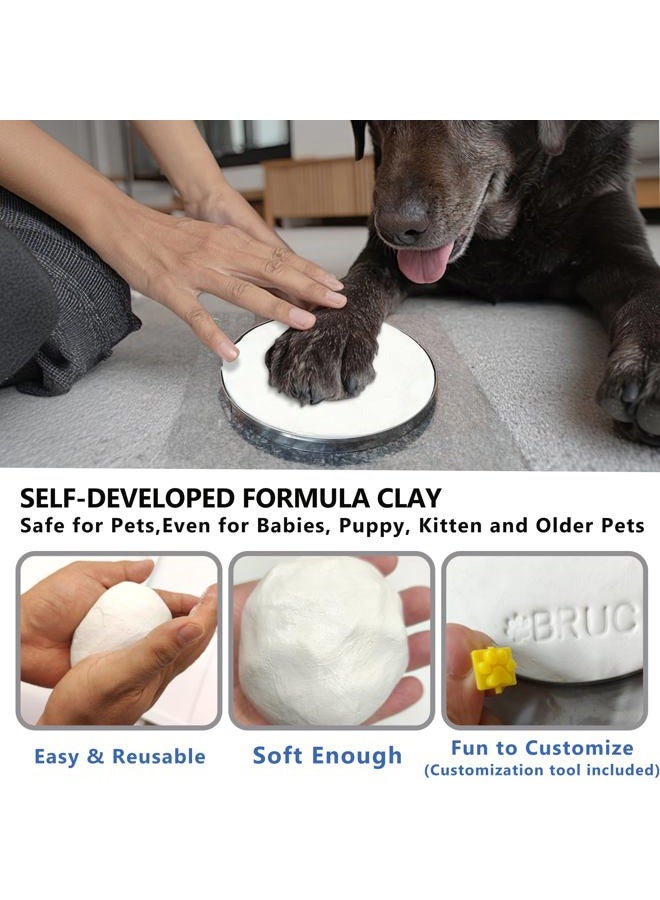 MYPAWLETS Dog or cat paw Print kit Keepsake,paw Print Ornament kit 2 Round 1 Heart Mades 3 Keepsake - Image 4