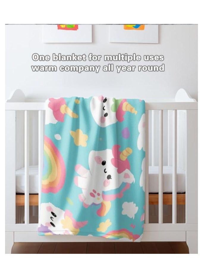 general Flannel thin blanket (warm and comfortable, suitable for sleep, gaming, dust removal and sandproof) 150cm*200cm - 596 - Image 1