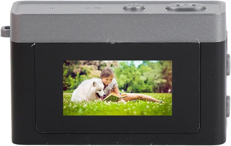 Black Miniature Digital Camera 1080P HD Recording Macro Function 16x Zoom Portable for Students - Image 5