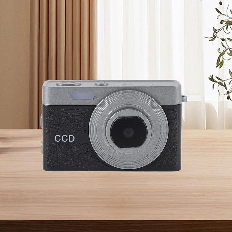 Black Miniature Digital Camera 1080P HD Recording Macro Function 16x Zoom Portable for Students - Image 3