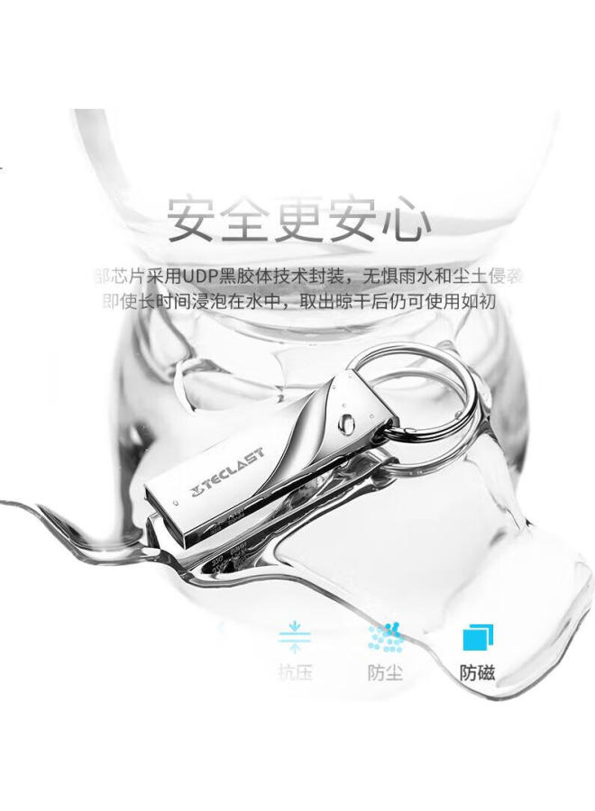 Teclast 16Gb Usb2.0 Flash Drive, Metal Bidding And Office Car Usb Drive, Mini Portable Waterproof Computer High-Capacity Fast Read/Write Thumb Drive - Image 2
