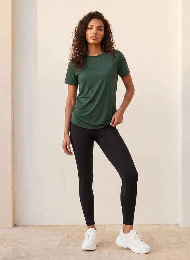 سبلاش اكتف Perforated Panelled 2-Way Stretch Leggings