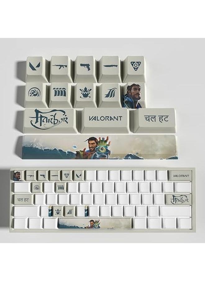erorex - Valorant Custom Keycaps Oem Profile 14Keys Pbt Dye Sub Keycap Set For Mechanical Keyboards Valorant Gift Gaming Accessories For Gamer Jett - Image 1