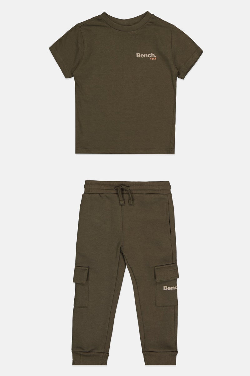 Bench Kids Boy 4 Pieces Graphic Print Top And Bottom Set, Multicolor - Image 3