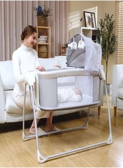 Generic 3 In 1 Smart Electric Baby Bedside Bed With 5 Speeds, 3 Timers, 15 Musics And 4 Use Modes 08901  - Image 3