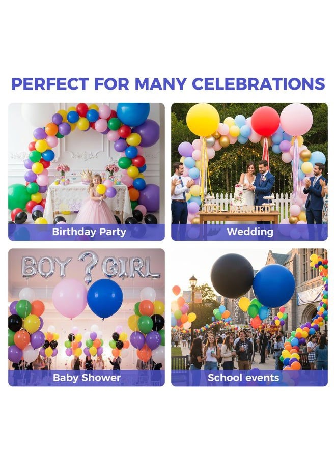Koogel 36'' Big Balloons, 15 Pcs Latex Balloons Jumbo Latex Giant Balloons Large Balloons Giant Balloons for Birthday Wedding Party Festival Event Carnival Decorations - Image 5