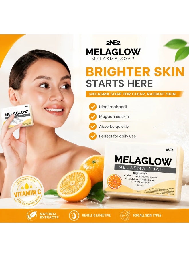Melaglow 2NE2 MelaGlow Melasma Soap - 100g - Image 3