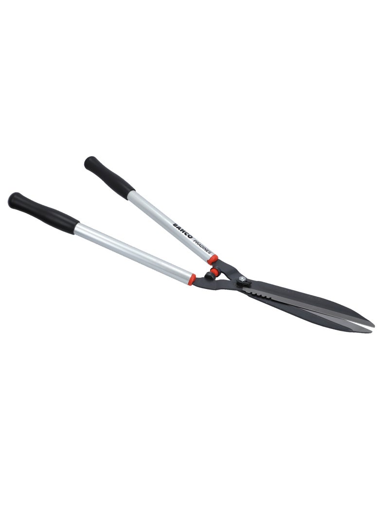 Bahco Heavy Duty Extra Long Lightweight Hedge Shear with Aluminium Handle 730 mm  - Image 1