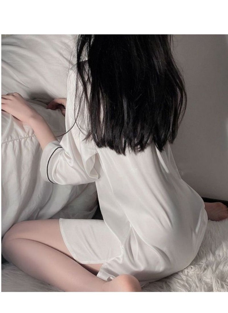 General - ice silk shirt nightgown - Image 1