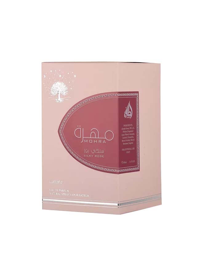 Lattafa موهرا سيلكي روز او دي بارفان 100 مل - Image 1