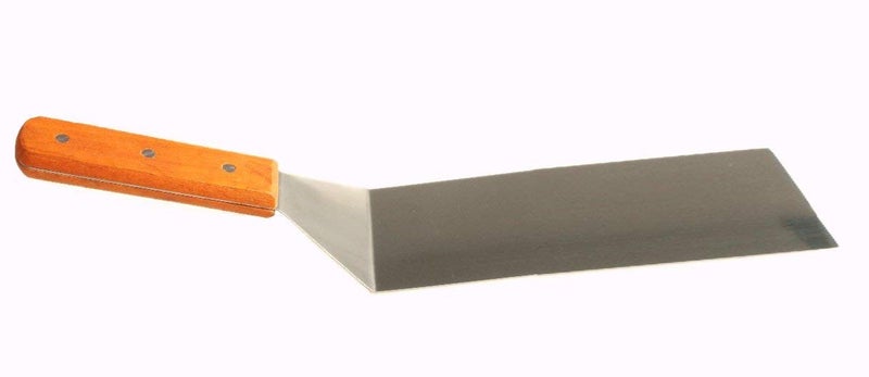 THW ملعقة بيتزا THW® من الفولاذ المقاوم للصدأ مع مقبض خشبي - Image 1