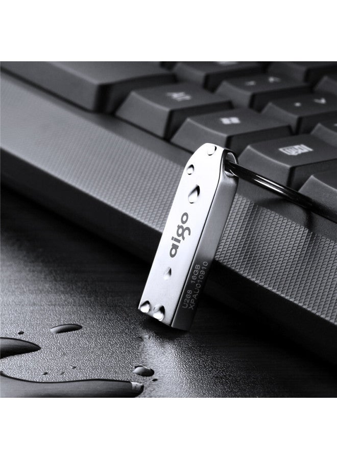 Aigo U268 Mini Full Metal Usb2.0 Flash Drive Suitable For Business Office Study Usb Stick-Color:U210 2.0-Capacity:64GB - Image 4