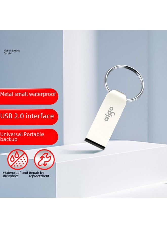 Aigo U268 Mini Full Metal Usb2.0 Flash Drive Suitable For Business Office Study Usb Stick-Color:U210 2.0-Capacity:64GB - Image 3