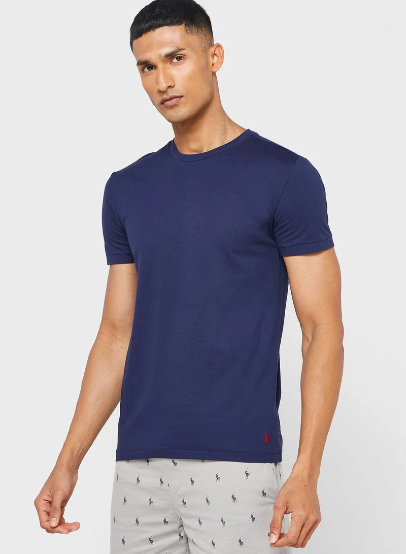POLO RALPH LAUREN 3 Pack Assorted Crew Neck T-Shirt