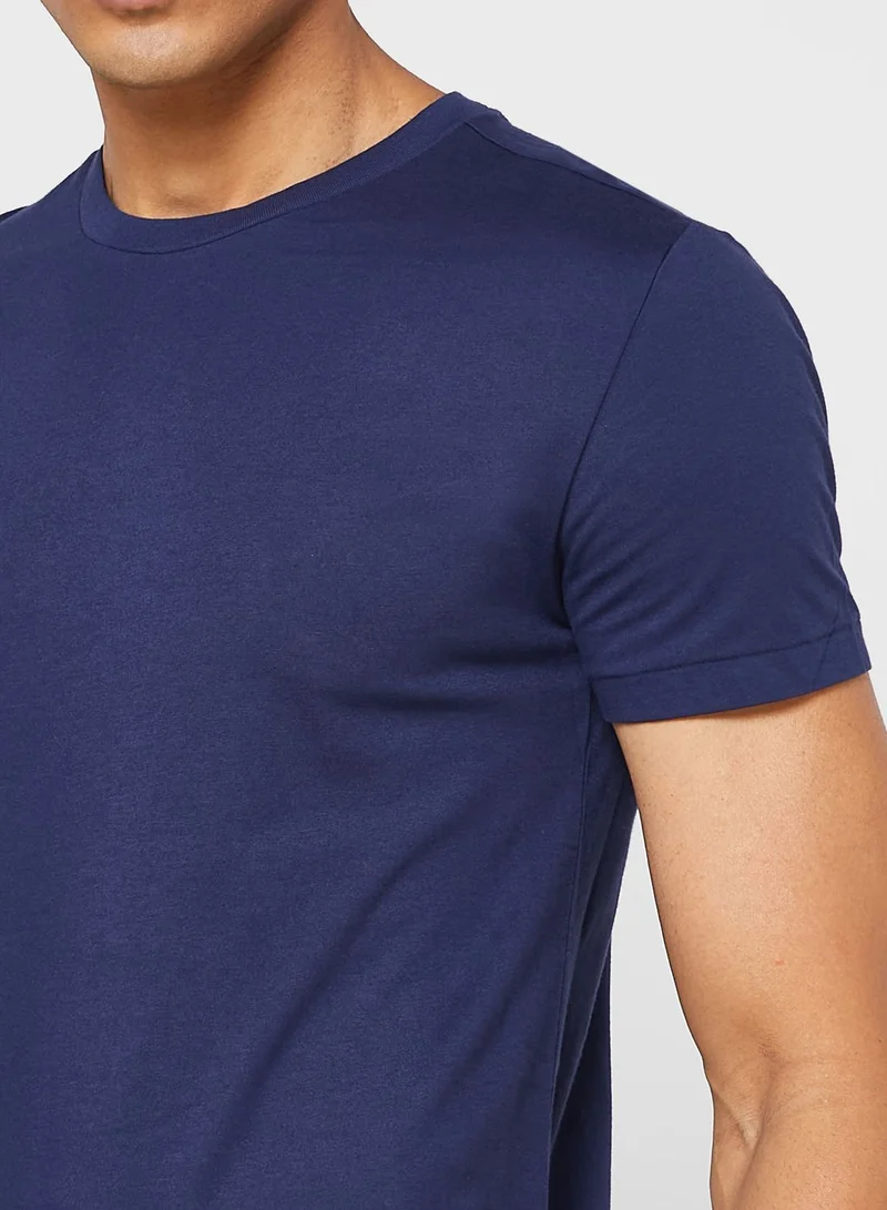 POLO RALPH LAUREN 3 Pack Assorted Crew Neck T-Shirt