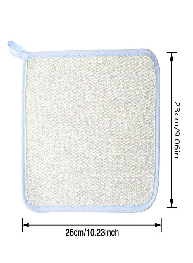 Mofuiry 6 Pack Exfoliating Face Body Wash Cloth Towel, Soft-Weave Scrub Towel Beauty Skin Home Massage Bath Cloth for Skin Care, Shower Scrubber - Image 2