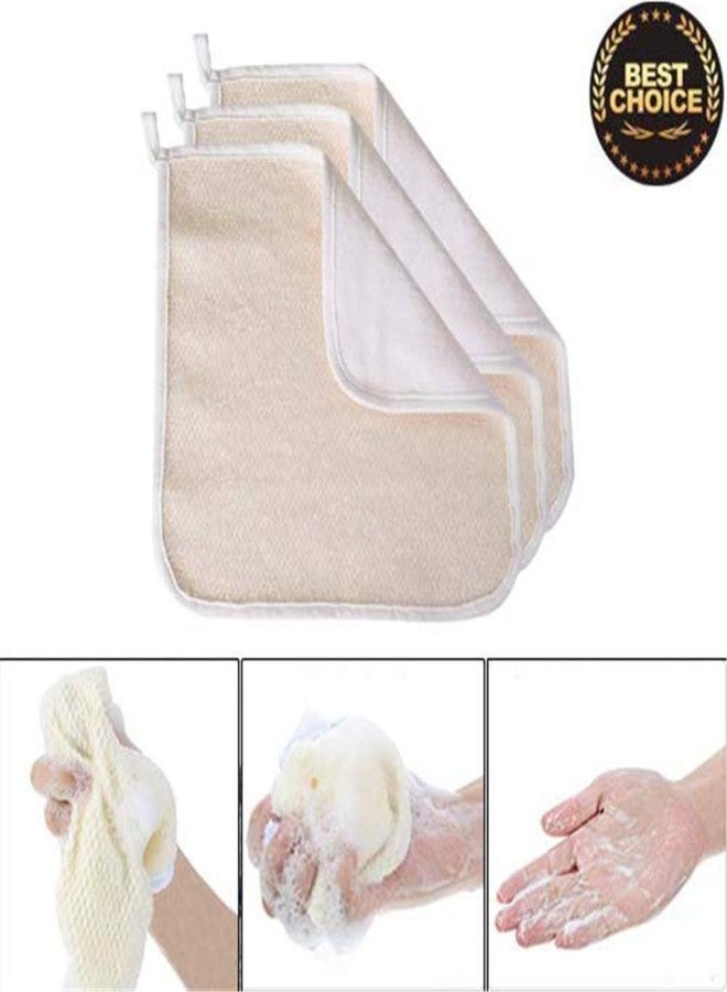 Mofuiry 6 Pack Exfoliating Face Body Wash Cloth Towel, Soft-Weave Scrub Towel Beauty Skin Home Massage Bath Cloth for Skin Care, Shower Scrubber - Image 3