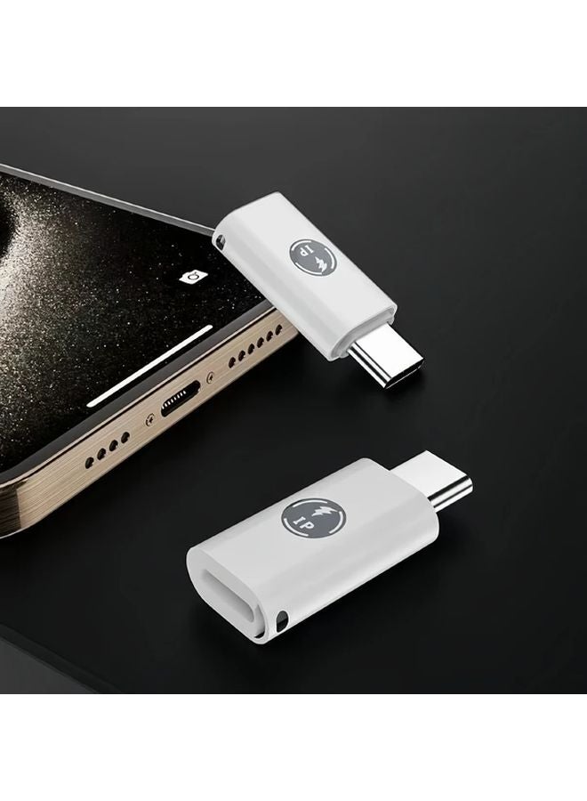 USB C Female To Lightning Male Adapter For Data Transfer Charging External Devices - Image 3