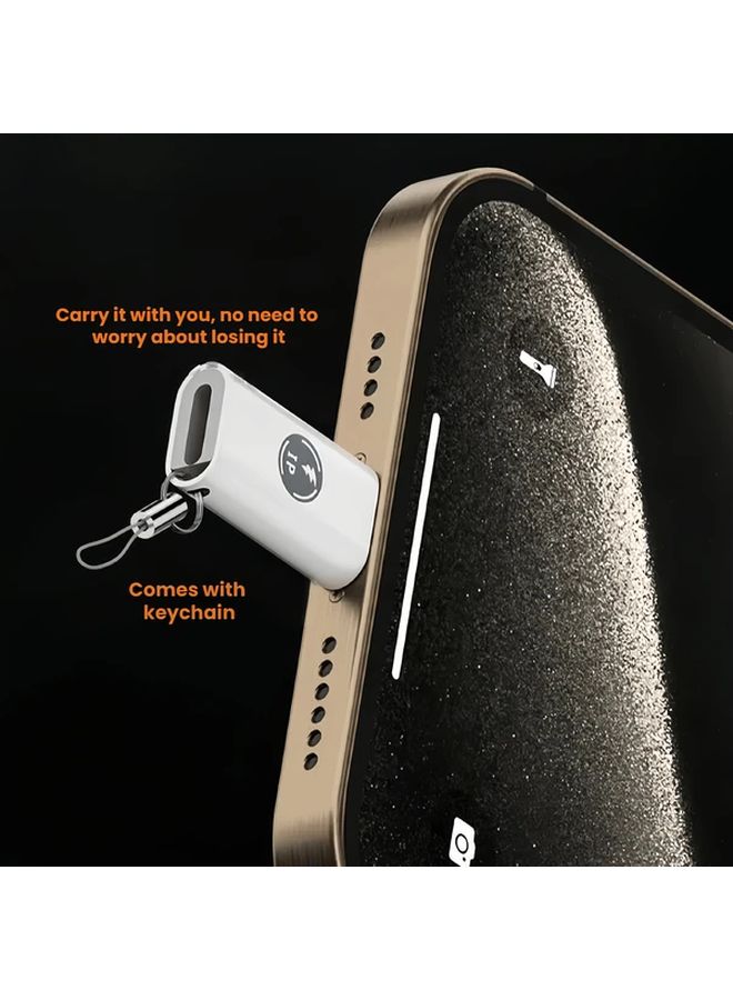 USB C Female To Lightning Male Adapter For Data Transfer Charging External Devices - Image 4