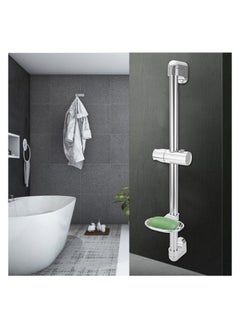 Generic Bathroom Shower Head (White In Black)  - Image 1