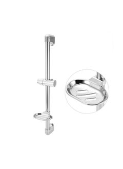 Generic Bathroom Shower Head (White In Black)  - Image 2