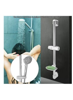 Generic Bathroom Shower Head (White In Black)  - Image 3