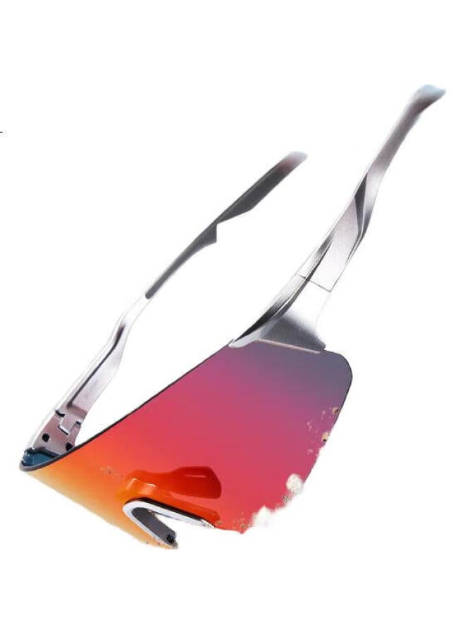 JD.com Jingzao Running And Cycling Glasses Outdoor Sunglasses Windproof Sunscreen Sports Glasses Aurora Blue - Image 3