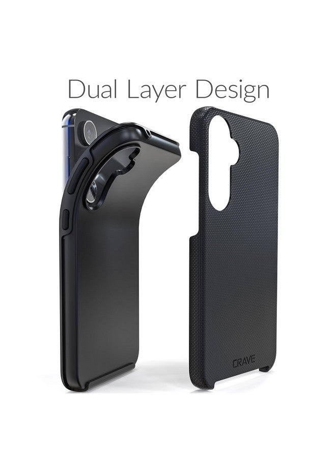 Crave Dual Guard Compatible with Samsung Galaxy S23 FE Case - Shockproof Protection with Dual Layer Design, Black - Image 3