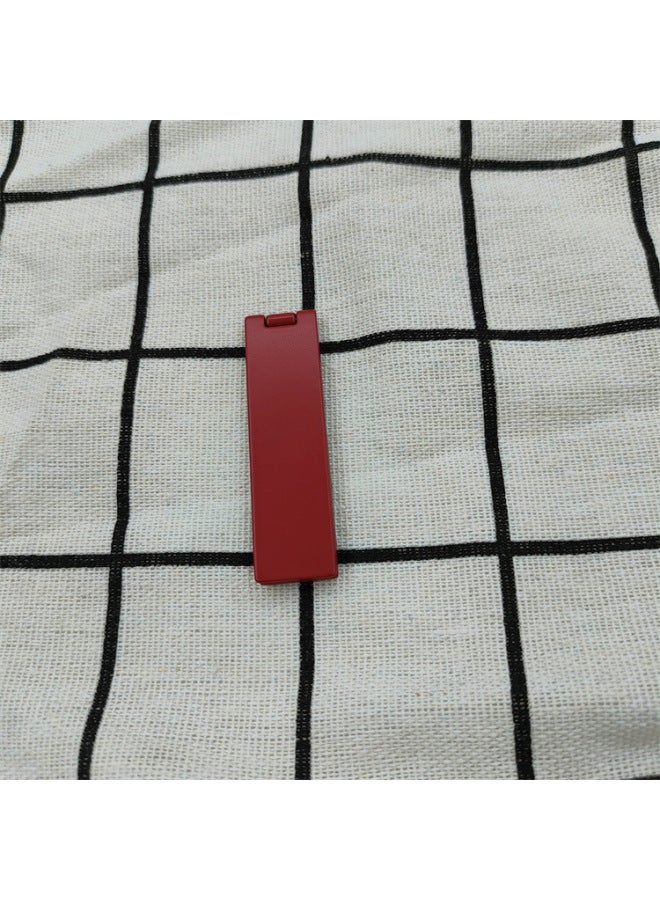 Mobile Phone Stand Neutral Ultra-thin Mini Multi-function Card Type Clip Strip Stand Flip Silk Slide Stand-Color:Red B Style - Image 1