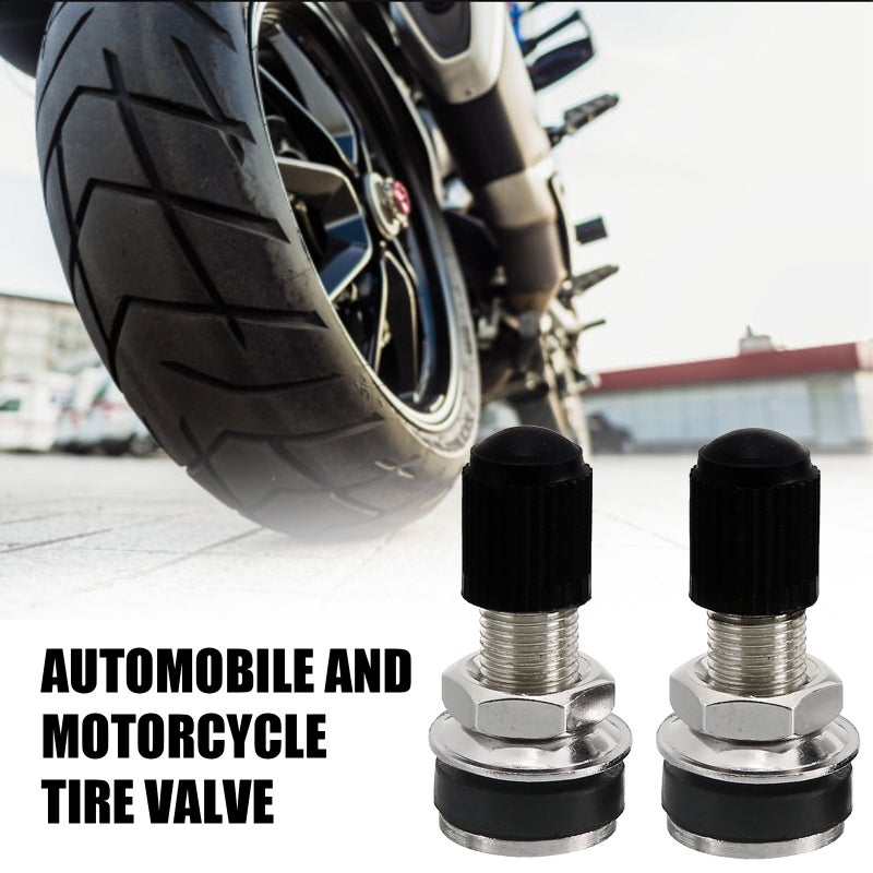 1pc Universal Motorcycle Wheel Valve 32mm Tubeless Tyre Dustcap Scooter - Image 5