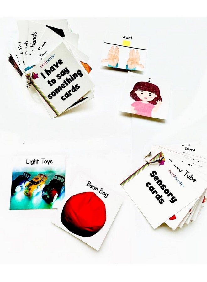 NerdNerdy PEC Kit - Picture Exchange Communication Kit Level 1/Speech Delays/Autism Toys/Visual Schedule Weekly Planner/Sensory Toys/Speech Therapy/Flash Cards/ABA Therapy/Occupational Therapy - Image 3