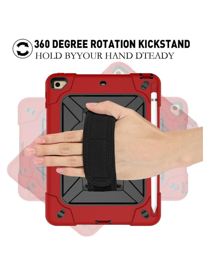 زبون حافظة لجهاز iPad Mini 5 / 4 بلون متباين من السيليكون + حافظة كمبيوتر مع حامل - Image 3